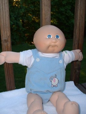 bald boy cabbage patch doll