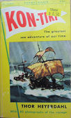 Kon-Tiki 
Across the Pacific
by Raft August 1960 
8th Printing paperback 
Click to enlarge