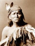 an Apache brave: 
the Red Man 
thrived for centuries
in an environment today's
White Man would find
absolutely intolerable!
    read more at:
www.nativeamericans.com