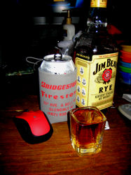 Whiskey, Diet Coke & a mouse