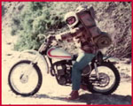 MW on early 1970s MC Trek near Castle Hot Springs, AZ