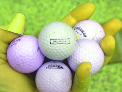 found golf balls, such excitement