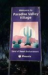 Phoenix P.V.Village Sign