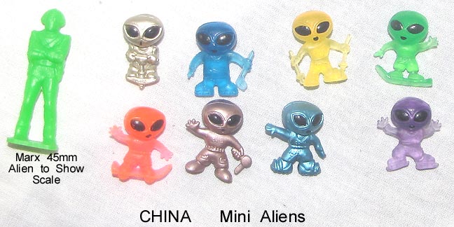 small alien figures