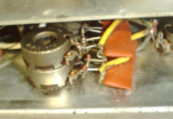  Photo of chassis showing printed circuit.