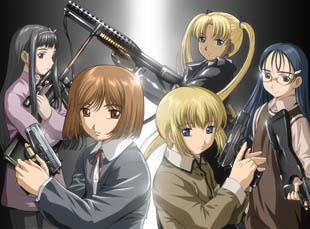 Gunslinger Girl and her anime friends