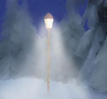 Narnia lamp post