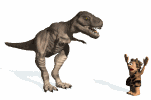 T-Rex vs. Man