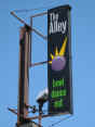 Picture of bowling alley sign