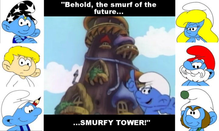 Architect introduces Smurfy Tower