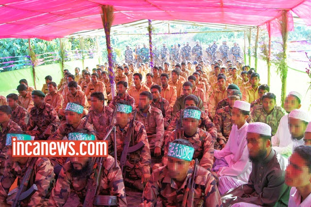 Bangladesh army training Muslim setters