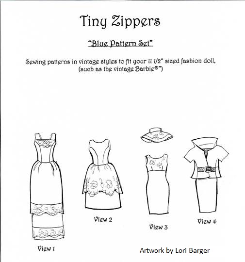 LALAFINA 50pcs Zipper Sewing Dress Sewing Patterns