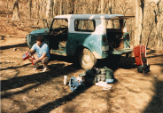 At Nimblewell Gap, Steve Hicks made sure Dug and Harold  had plenty of fuel