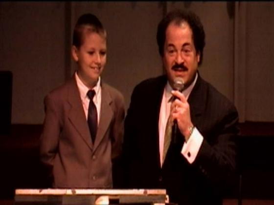 Pastor Don introducing Mikey