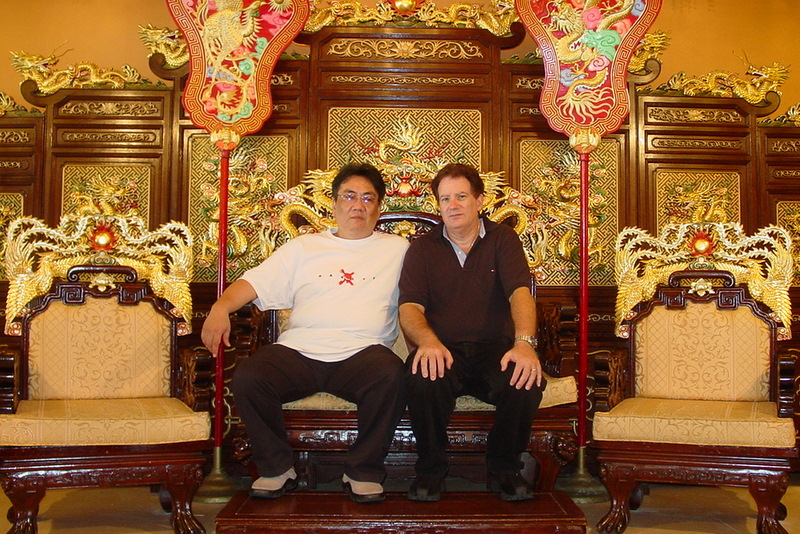 Ason Chan and Richard at Jumbo Restaurant