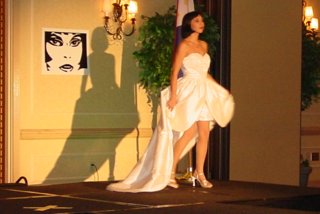 MODAFASHION Wedding Dress Modeled  by Jennifer Warren