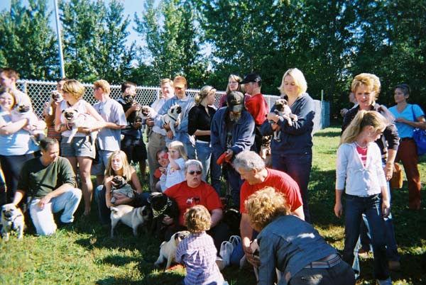 Just a portion of the gang in the group photo