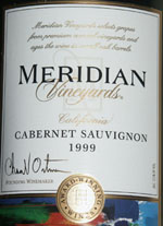 Meridian Cabernet Sauvignon 1999