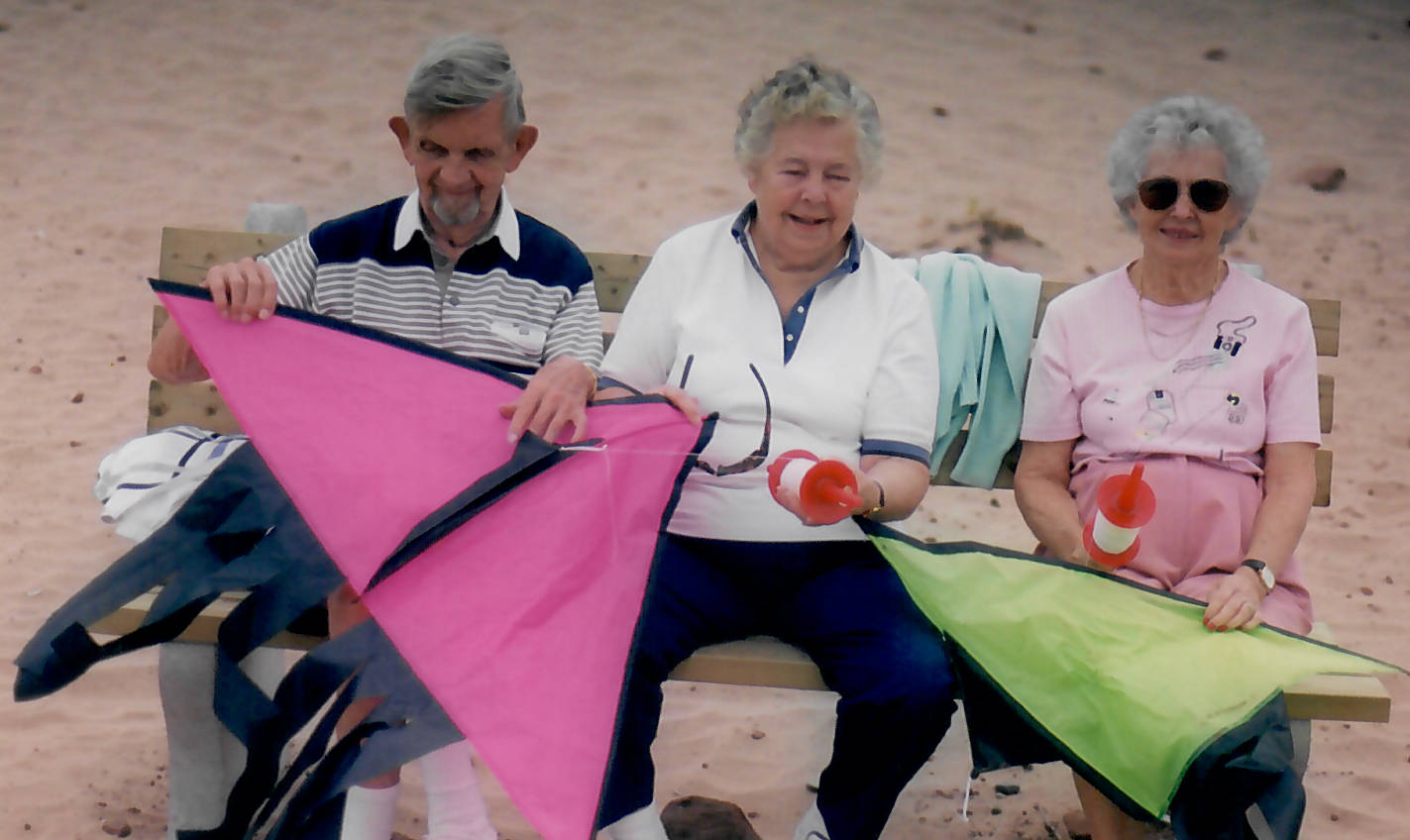 Jack, Nancy Marchall and Matha Wilde in 2002