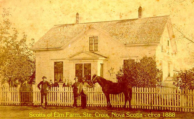 Scott Family - Ste. Croix - Nova Scotia - 1889