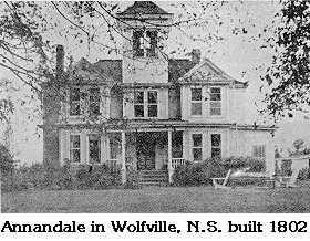 Annandale House, Wolfville NS