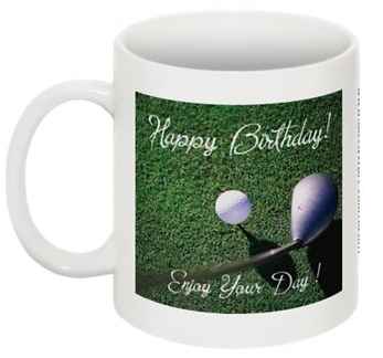 'Happy Birthday Golfer Coffee Mug