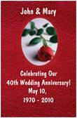 Personalized 40th Wedding Anniversary Poster