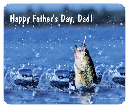 Happy Father's Day Walleye Mouse Pad