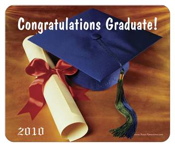 Congratulations Graduate! Mouse Pad