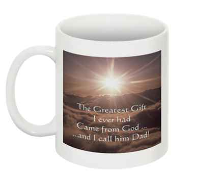'The Greatest Gift' Dad Coffee Mug