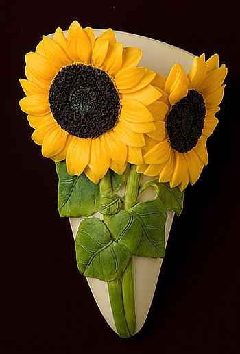 Sunflower Wall Vase/Wall Pocket