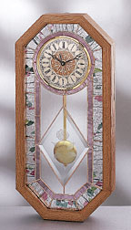 Stained Glass Pendulum Clocks 