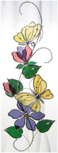 Butterfly Scroll - Yellow