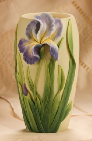 Single Bearded Iris Vase