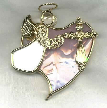 Angel Heart with Cross