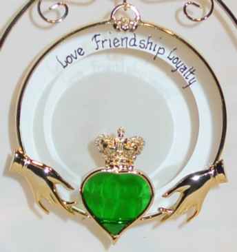 Claddagh - Love, Friendship & Loyalty - Personalize it with Names and a Message
