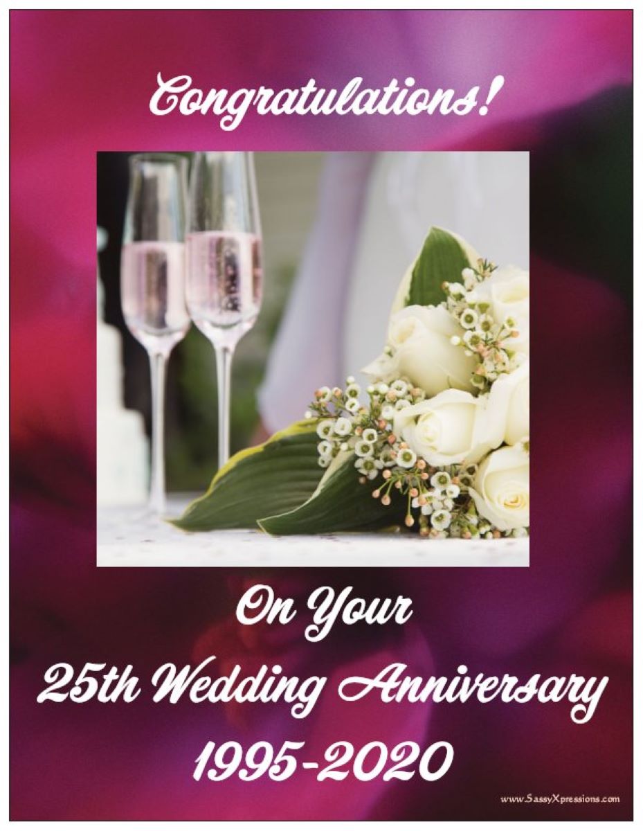 2020 Congratulations on your Wedding Anniversary Refrigerator Magnet
