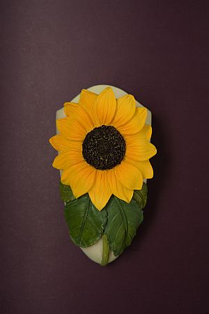 Sunflower Bud Vase Magnet
