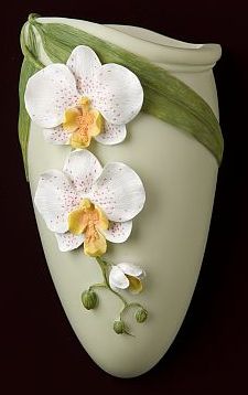 Phalaenopsis Orchid Wall Vase/Wall Pocket