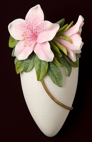 Azalea Wall Vase/Wall Pocket