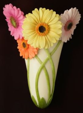 Gerber Daisy Wall Vase