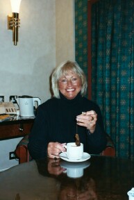 Jean at tea