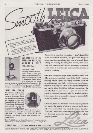 Vintage Leica Ad