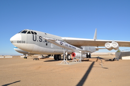 B-52F 57-0038 displayed at Joe Davies Park
                  Palmdale, CA