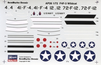 Hasegawa F4F-3 Wildcat