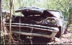 Front of DeSoto in Alan Tyler's junkyard in Branchport, NY