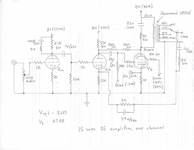  Scanned Schematic diagram.