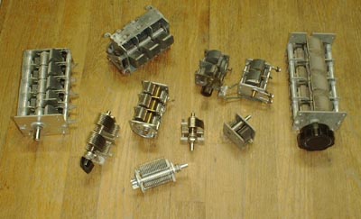 Assortment of Variable Capacitors collected over the years.