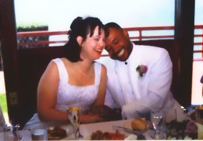 the bride and groom.  september 18, 1999.