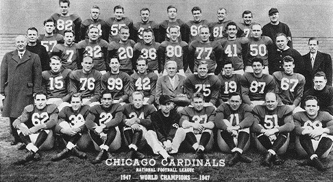 Chicago Cardinals (Arizona Cardinals) NFL Heritage Series 1947-59 Syle Logo  Poster – Sports Poster Warehouse